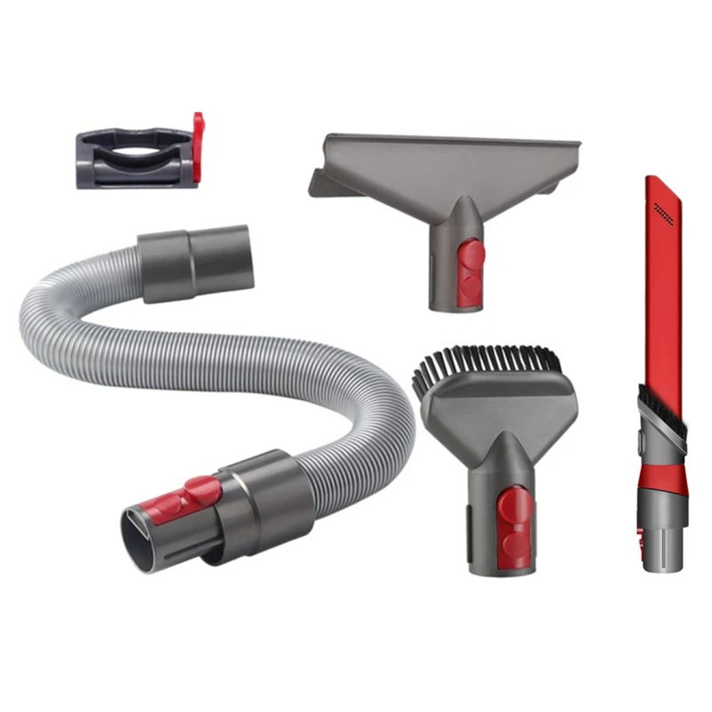 

For Dyson V7 V8 V10 V11 V15 Parts Vacuum Attachment Narrow Slit Space Tool +Mattress Brush Head+ Extension Hose+Switch Lock