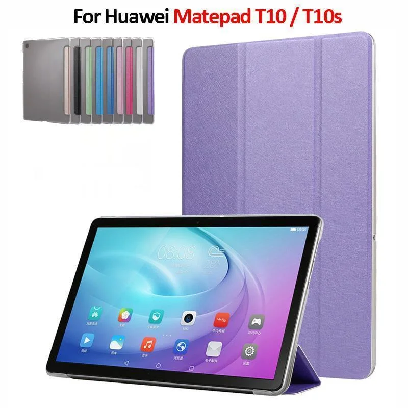 

Tablet For Huawei Matepad T10s T 10s Case 10.1 AGS3-L09/W09 PU Leather Hard Back For Huawei Mate pad T10 Case 9.7 AGR-L09/W09