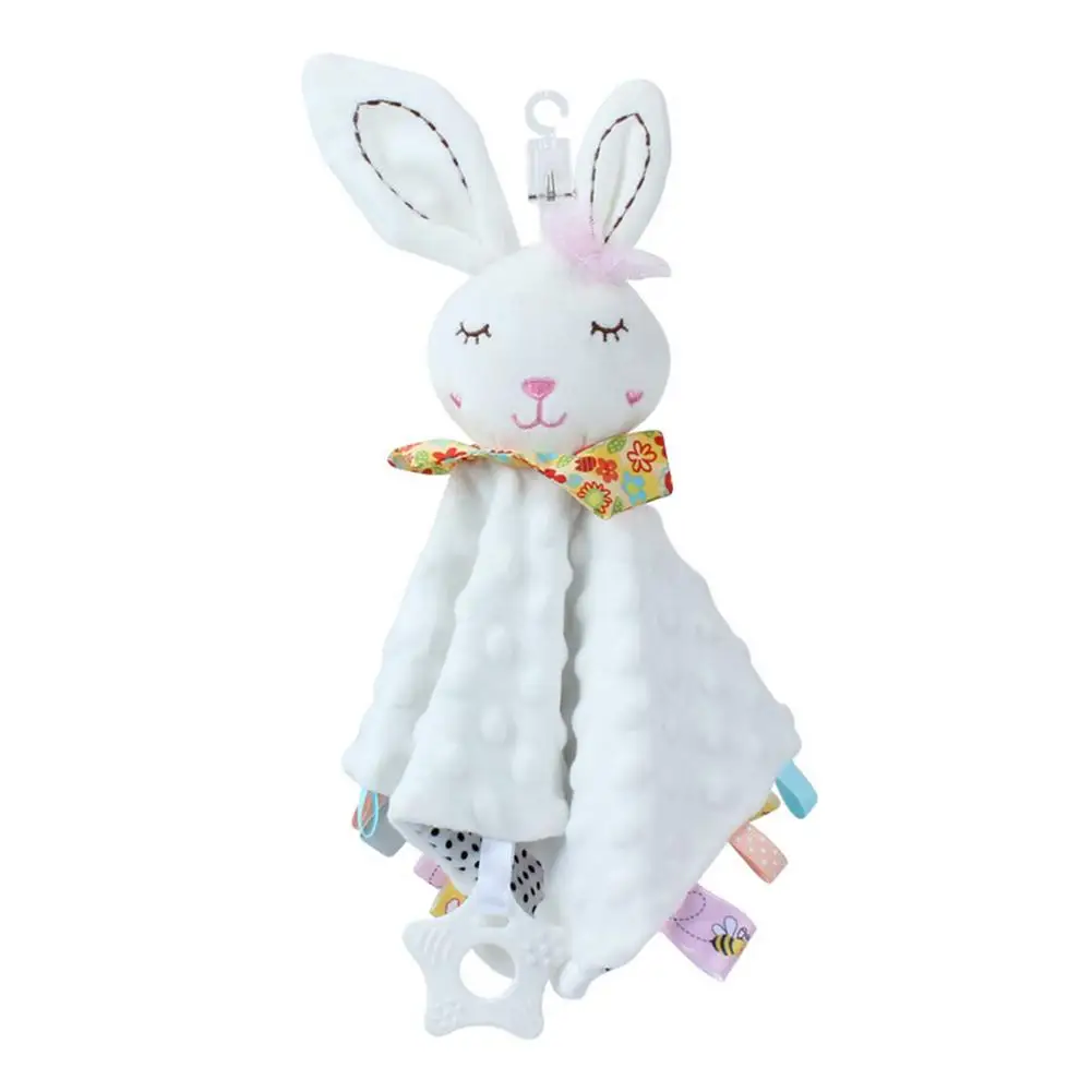 

New Newborn Baby Saliva Towel Plush Stuffed Toys Cute Animal Blanket Comforter Bunny Elephant Soothe Appease Towel Baby Gift