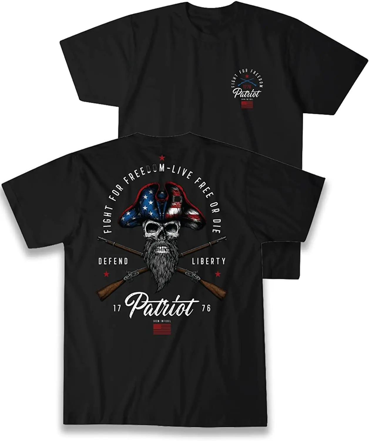 Live Free or Die, Defend Liberty 1776 American Skull Patriotic Freedom T Shirt New 100% Cotton Short Sleeve O-Neck Casual Tshirt
Live Free or Die, Defend Liberty 1776 American Skull Patriotic Freedom T Shirt New 100% Cotton Short Sleeve O-Neck Casual Tshirt