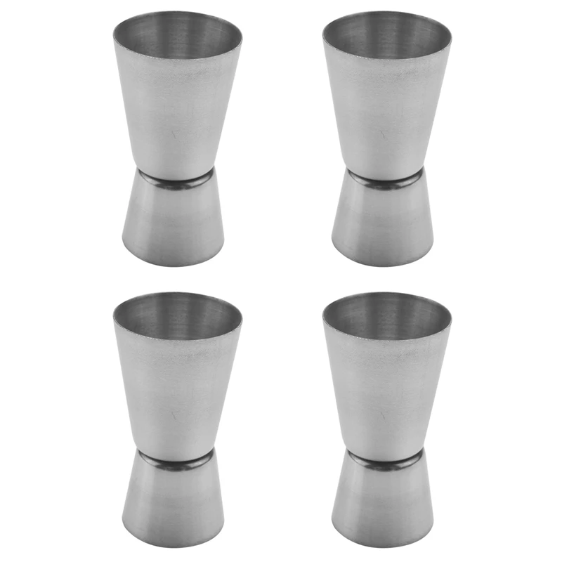 

4X Double Cup Dispenser Stainless Steel For Measure Alcohol Cocktail Bar Bistro 40 / 20Cc