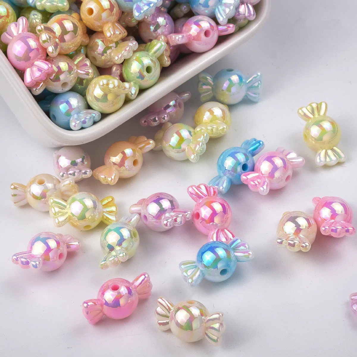 100 PCS Sweet Style Acrylic Candy Beads DIY Spacer Loose Beads Accessories For Jewelry Making Material
100 PCS Sweet Style Acrylic Candy Beads DIY Spacer Loose Beads Accessories For Jewelry Making Material