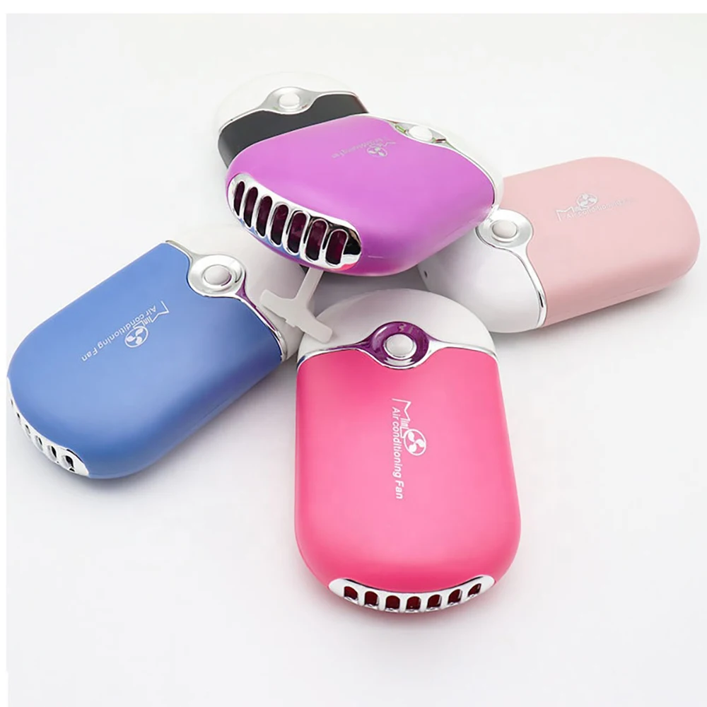 

Cooling Usb Portable Rechargeable Handfree Personal Ice Cute Wind Battery Fan Multicolour Handheld Light Up Pocket mini Fan