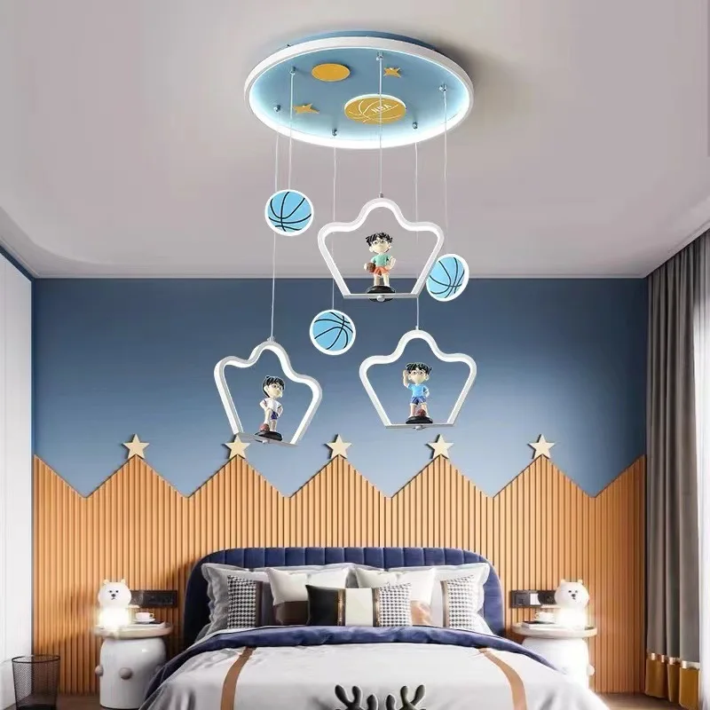 Boy Bedroom Light Basketball Cartoon Creative Eye Protection Ins Internet Hot New Children's Room Chandelier
Boy Bedroom Light Basketball Cartoon Creative Eye Protection Ins Internet Hot New Children's Room Chandelier