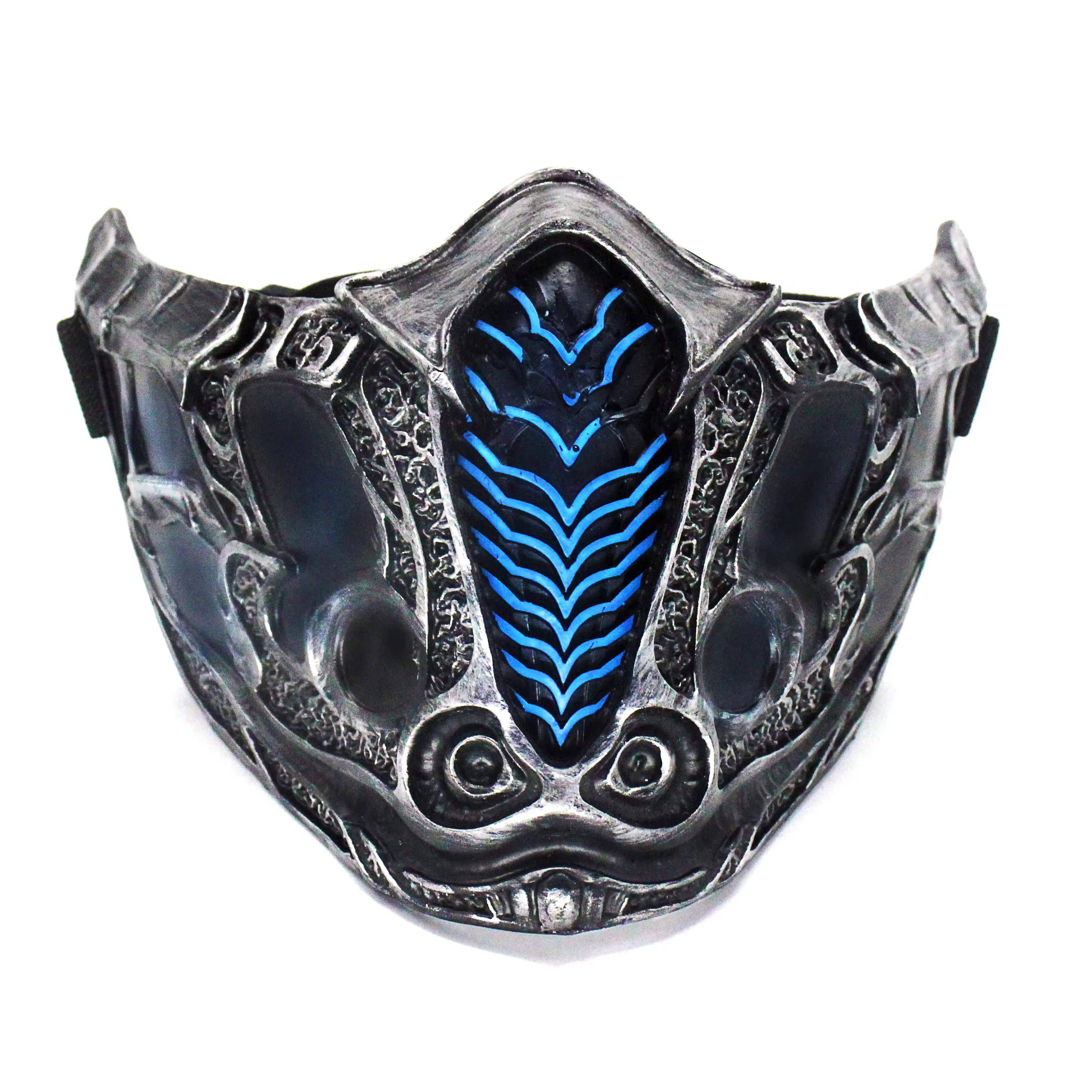 

Subzero/Scorpion Warrior Mask Half Face Resin Game Surrounding Mask Role Playing Props Adult