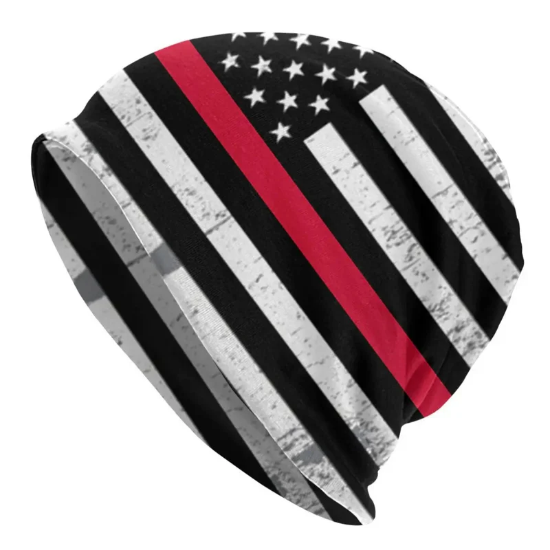 Thin Red Line Firefighter Flag Beanie Bonnet Knit Hats Hip Hop Unisex Adult Patriotic USA Warm Winter Skul Skullies Beanies Caps
Thin Red Line Firefighter Flag Beanie Bonnet Knit Hats Hip Hop Unisex Adult Patriotic USA Warm Winter Skul Skullies Beanies Caps