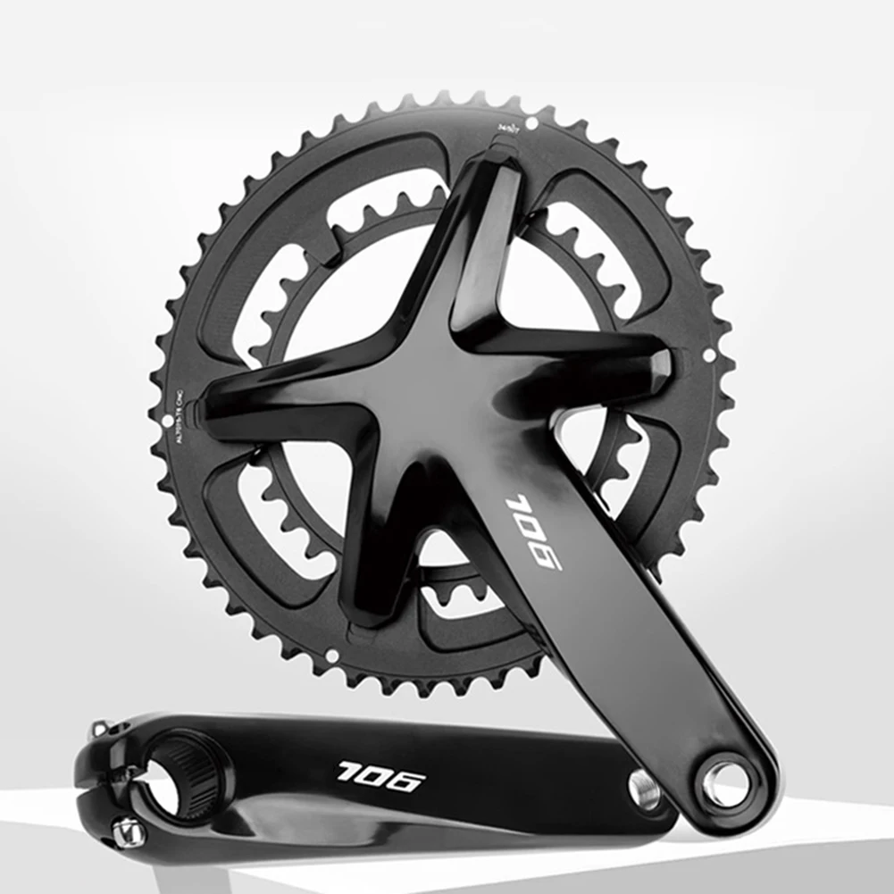 Bicycle Double Chainwheel Crankset 34/50T Crankset Chainset 170mm 9/10/11/12 Speed Chainring Road Bike Accessories
Bicycle Double Chainwheel Crankset 34/50T Crankset Chainset 170mm 9/10/11/12 Speed Chainring Road Bike Accessories