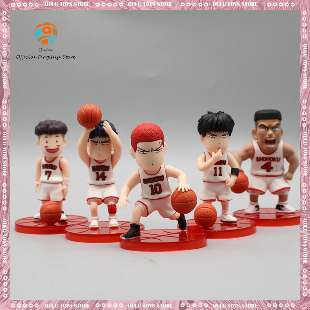 Фигурка аниме Slam Dunk, фигурка сакураги ханамичи, кавайные фигурки из ПВХ, коллекционные украшения, фигурки, игрушки, подарок для детей
Фигурка аниме Slam Dunk, фигурка сакураги ханамичи, кавайные фигурки из ПВХ, коллекционные украшения, фигурки, игрушки, подарок для детей