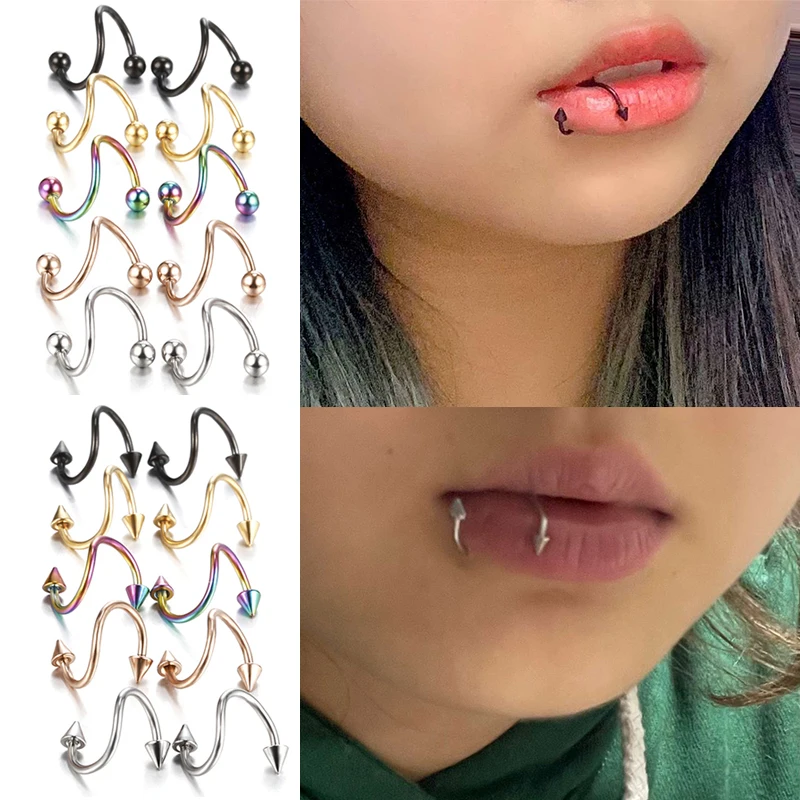 Unisex Sexy Hip Hop Ear Stud Body Piercing Ring Body Piercing Solid Color Personality Industrial Barbell Lip Ring Nose Ring
Unisex Sexy Hip Hop Ear Stud Body Piercing Ring Body Piercing Solid Color Personality Industrial Barbell Lip Ring Nose Ring