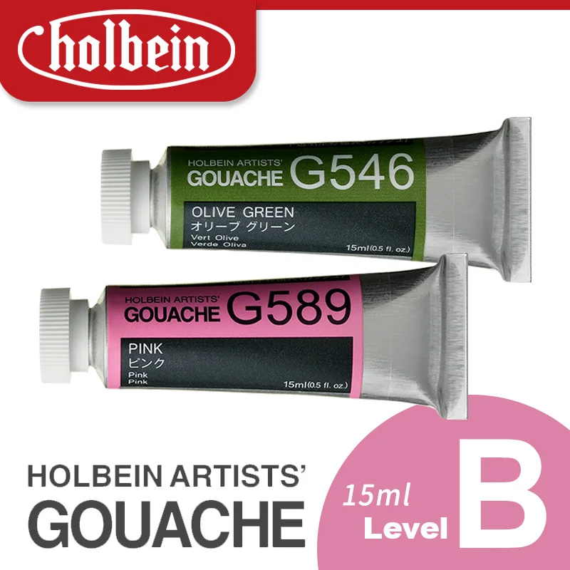 Holbein Artist Opaque Watercolor Paint 15ml Grade B Professional Gouacher Pigments Art Supplies Paints for Artists
Holbein Artist Opaque Watercolor Paint 15ml Grade B Professional Gouacher Pigments Art Supplies Paints for Artists