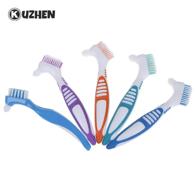 Multi-Layered Denture Cleaning Brush Bristles False Teeth Brush Oral Care Tool Bristles & Ergonomic Rubber Handle
Multi-Layered Denture Cleaning Brush Bristles False Teeth Brush Oral Care Tool Bristles & Ergonomic Rubber Handle