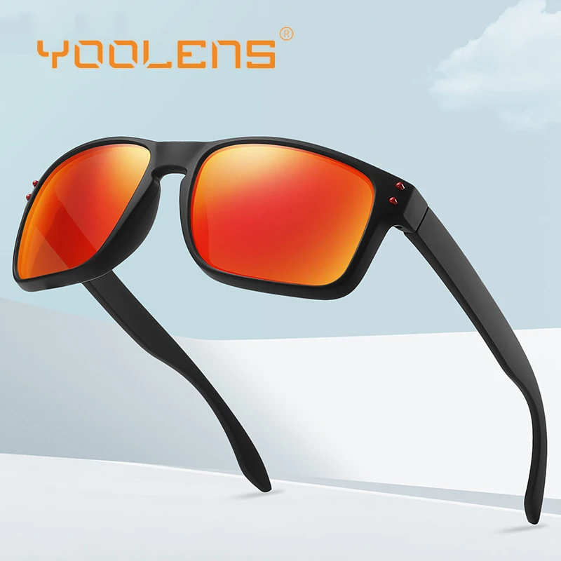 

YOOLENS Sunglasses Fashion Polarized For Men Women Square Fishing Sun Glasses Goggles UV400 Sport Camping Hiking Driving Eyewear