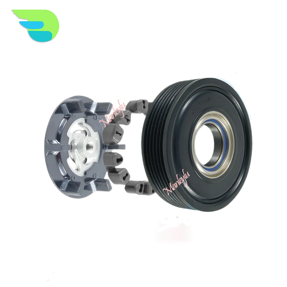 

AC A/C Air Conditioning Compressor Clutch Pulley 7SEU17C FOR BMW M3 E90 E92 M5 E60 E61 M6 E63 E64 64526933174 64509180550