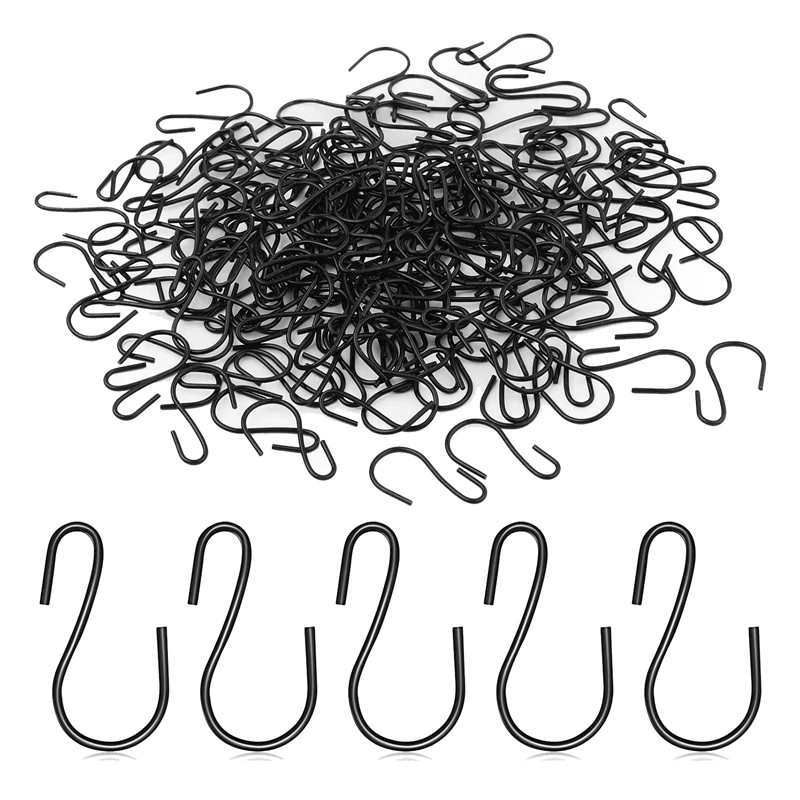 120Pcs 1-Inch For MINI S-Shaped Hook S-Shaped Hook Small S-Shaped Hook Metal For MINI Decorative Hook For Crafts (Black)
120Pcs 1-Inch For MINI S-Shaped Hook S-Shaped Hook Small S-Shaped Hook Metal For MINI Decorative Hook For Crafts (Black)