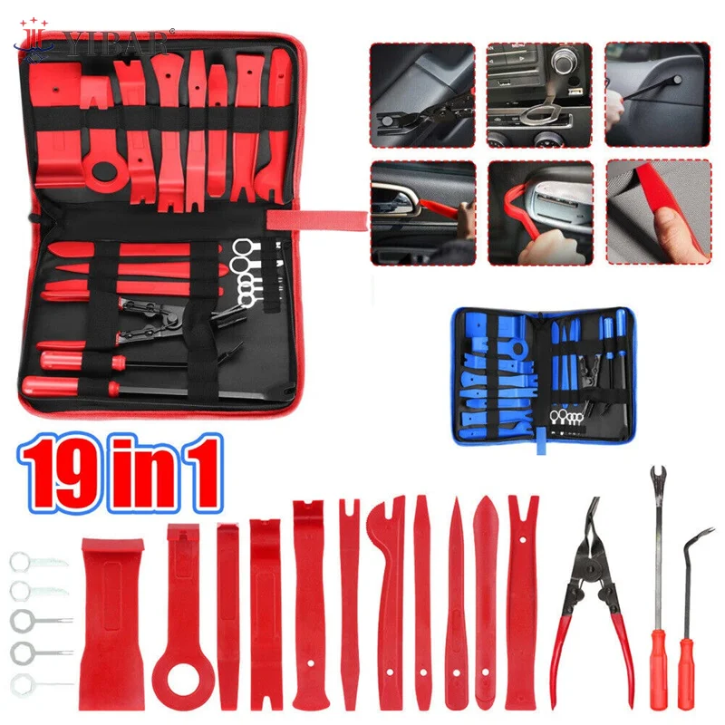 Hand Pry Disassembly Tool Set Interior Door Clip Panel Trim Dashboard Removal Kit Auto Car Opening Repair Tool Key Wrench Set 
Hand Pry Disassembly Tool Set Interior Door Clip Panel Trim Dashboard Removal Kit Auto Car Opening Repair Tool Key Wrench Set