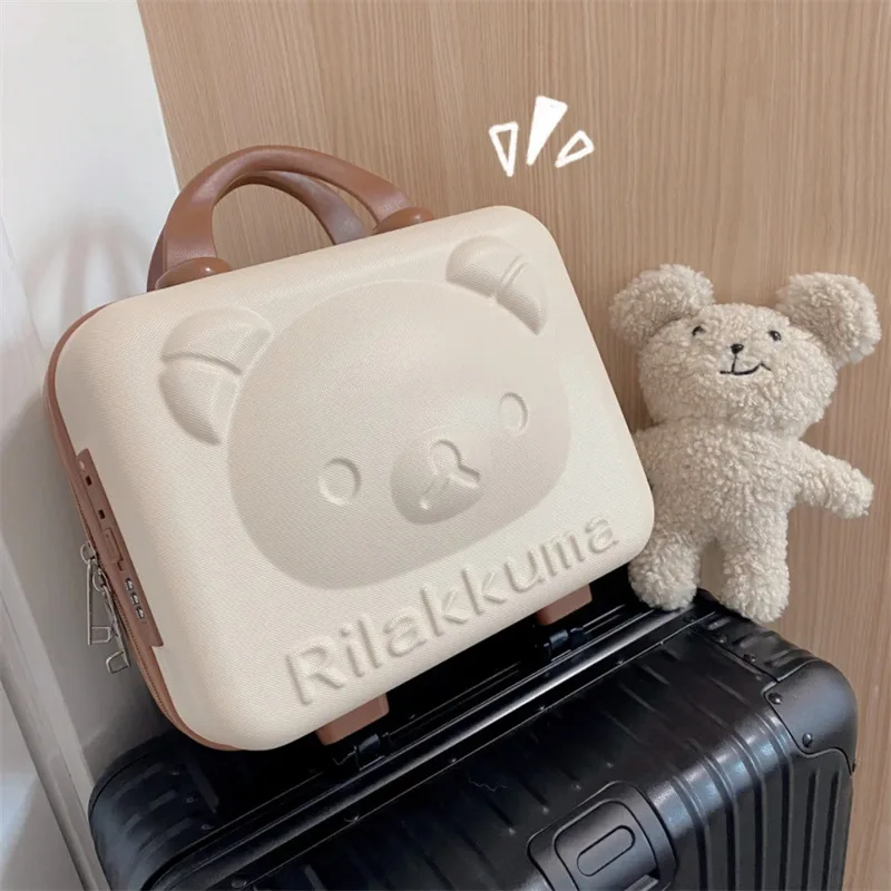 Hand Luggage 14inch Cartoon Cute Children's Bear Password Portable Storage Box Women's Small Cosmetic Case
Hand Luggage 14inch Cartoon Cute Children's Bear Password Portable Storage Box Women's Small Cosmetic Case