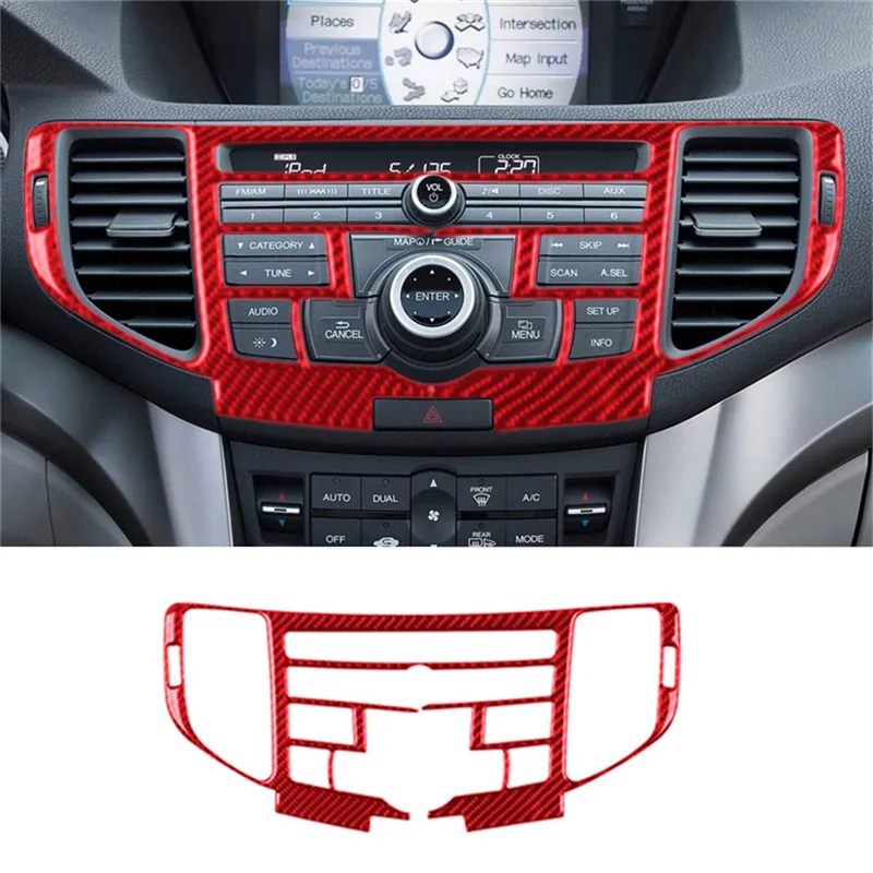 Carbon Fiber Car Radio with Navigation Systern Frame Stickers For Acura TSX 2009-2014 Styling Accessories
Carbon Fiber Car Radio with Navigation Systern Frame Stickers For Acura TSX 2009-2014 Styling Accessories