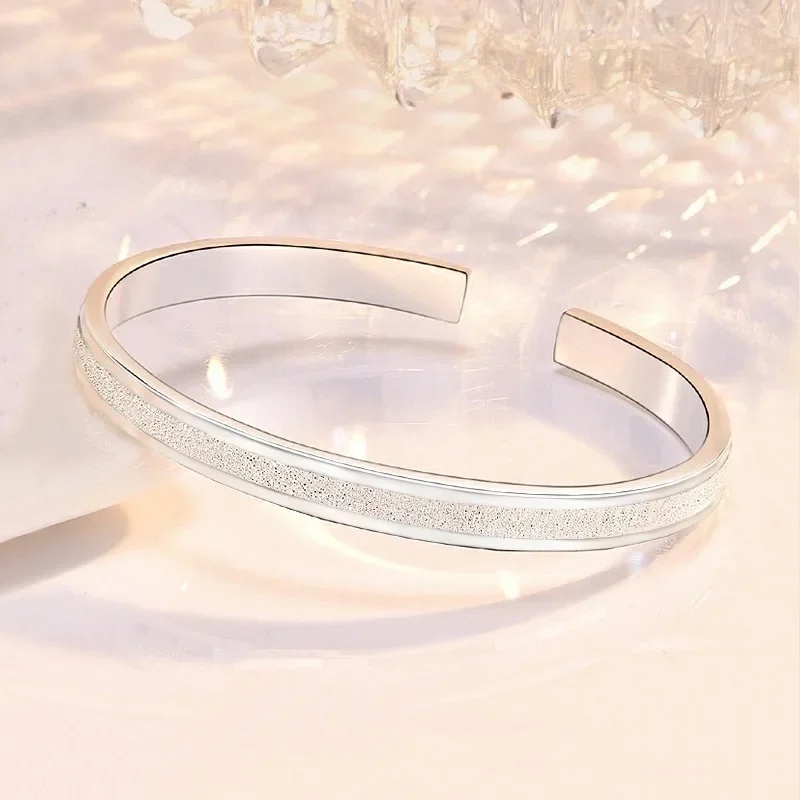 Popular Brand 925 Sterling Silver Fine Frosted Star River Bracelets Bangles for Women Jewelry Adjustable Fashion Party Wedding
Popular Brand 925 Sterling Silver Fine Frosted Star River Bracelets Bangles for Women Jewelry Adjustable Fashion Party Wedding
