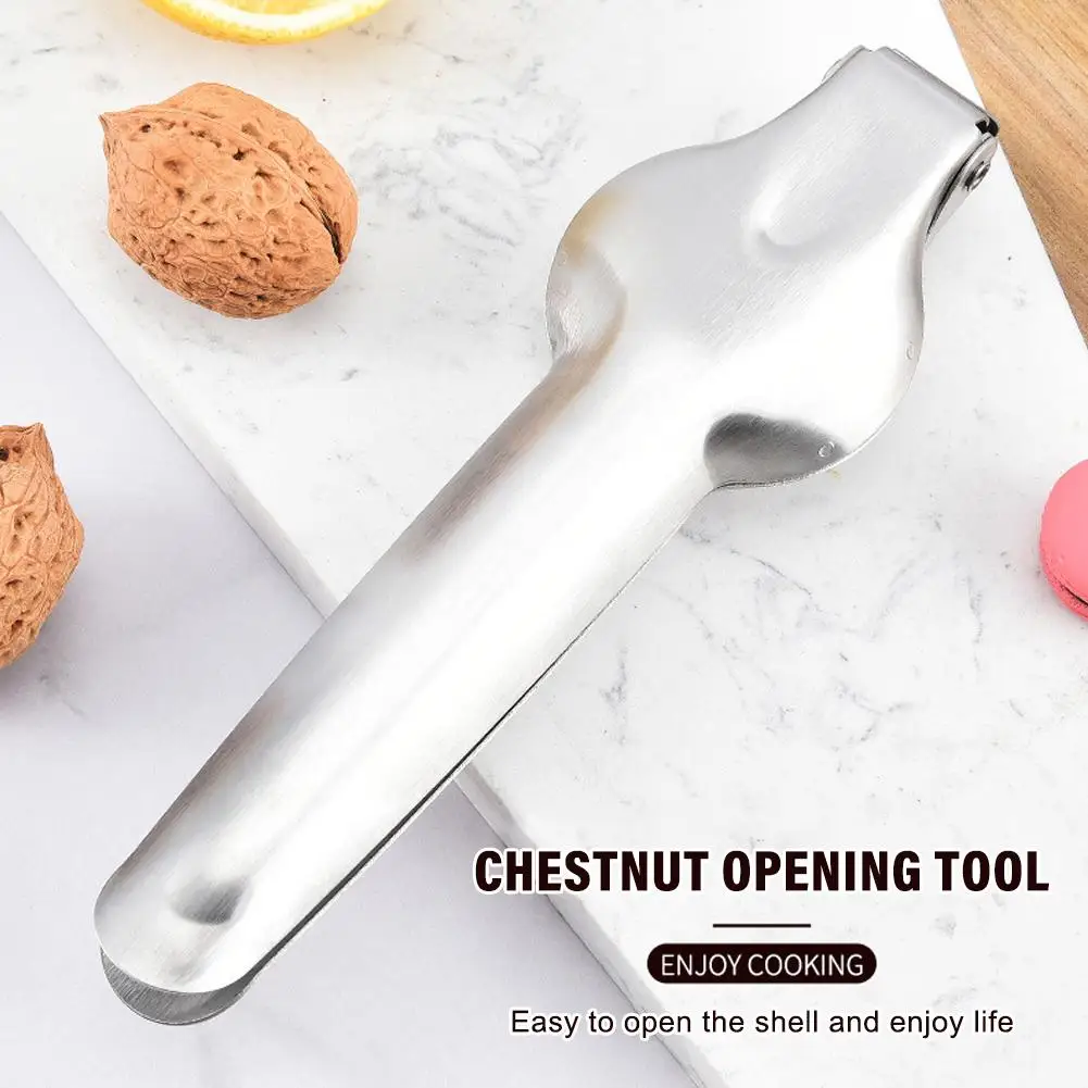 2 In 1 Stainless Quick Chestnut Opener Machine Walnut Manual Clip Nut Tools Cracker Cutter Sheller Opener Kitchen Pliers N8W3
2 In 1 Stainless Quick Chestnut Opener Machine Walnut Manual Clip Nut Tools Cracker Cutter Sheller Opener Kitchen Pliers N8W3