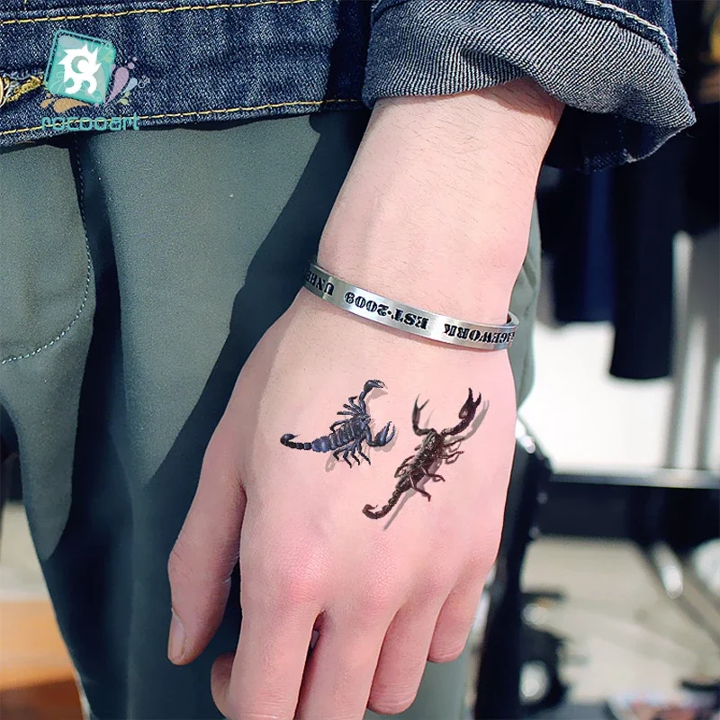 Rocooart 3D Scorpion Tattoo Stickers Spider Temporary Tattoo Halloween Joke Fake Tattoo Body Art Tatuajes For Makeup Party Taty
Rocooart 3D Scorpion Tattoo Stickers Spider Temporary Tattoo Halloween Joke Fake Tattoo Body Art Tatuajes For Makeup Party Taty