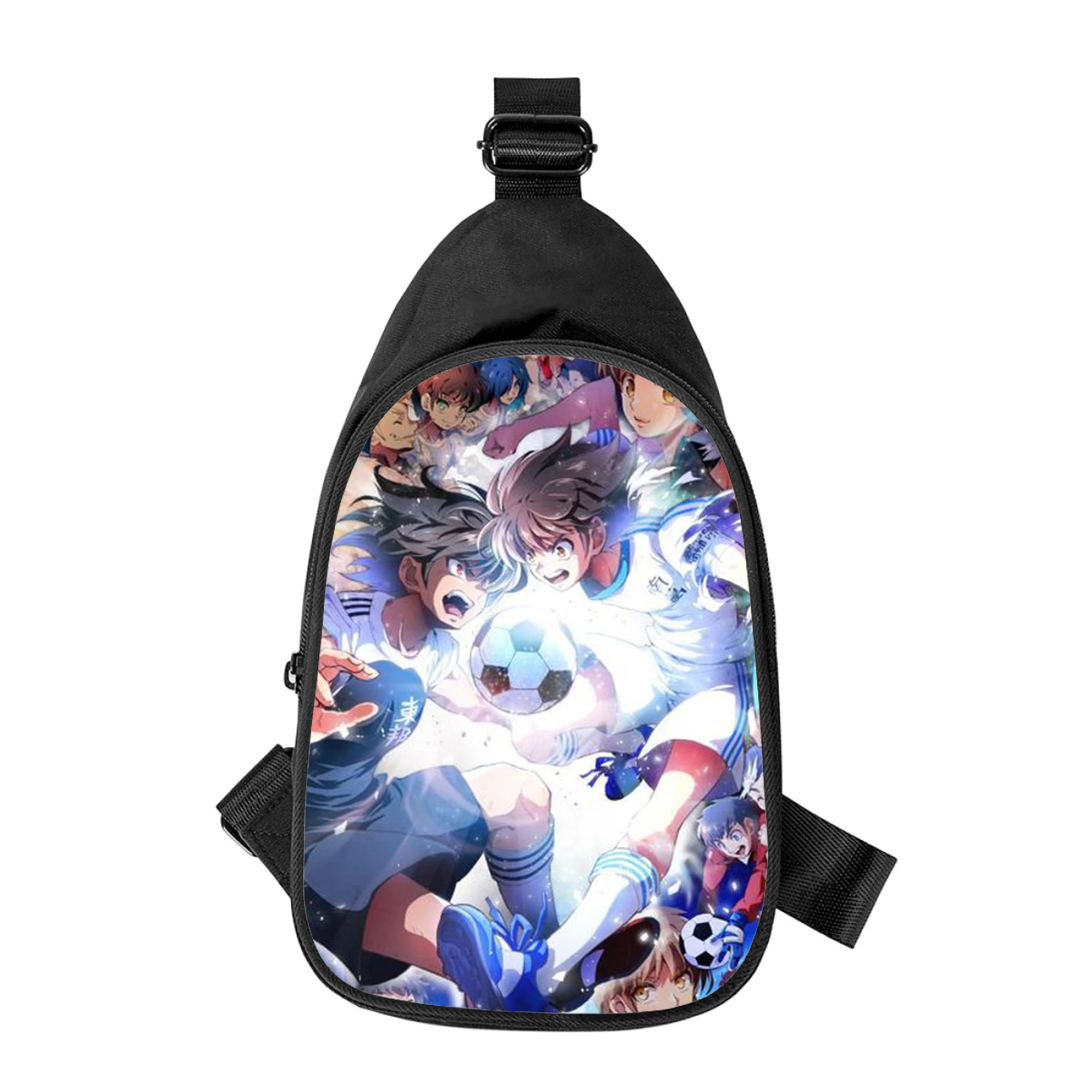 

anime Captain Tsubasa 3D Print New Men Cross Chest Bag Diagonally Women Shoulder Bag Husband School Waist Pack Male chest pack