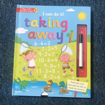 MiluMilu Original Popular Education Books Wipe Clean I Can Do It Taking Away Colouring English Activity Picture Book
MiluMilu Original Popular Education Books Wipe Clean I Can Do It Taking Away Colouring English Activity Picture Book