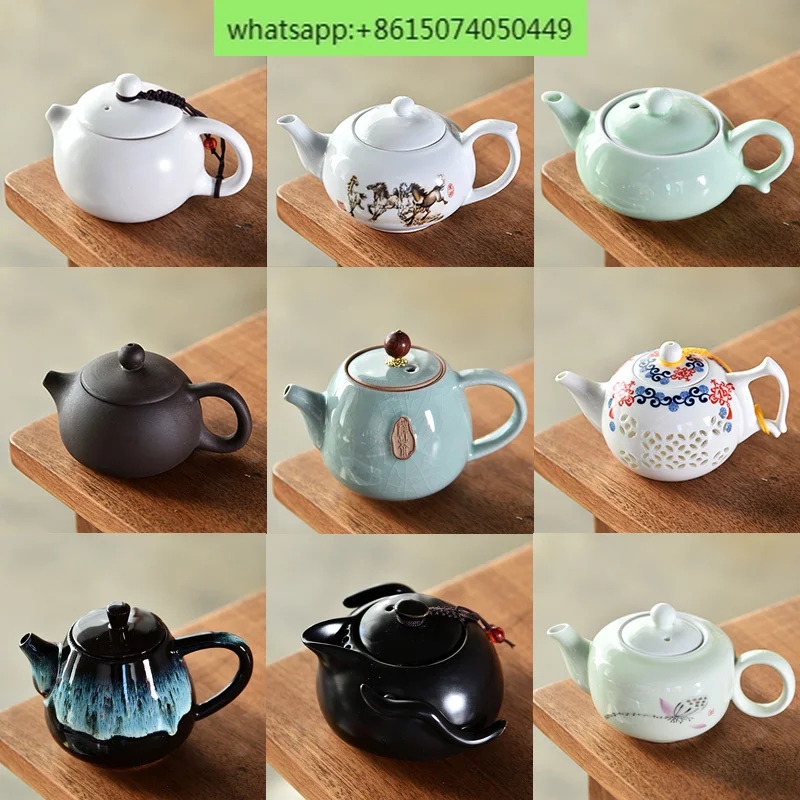 

Shih Tzu pot penguin teapot can be used to raise a single pot of household ceramics kung fu tea set simple set tea maker