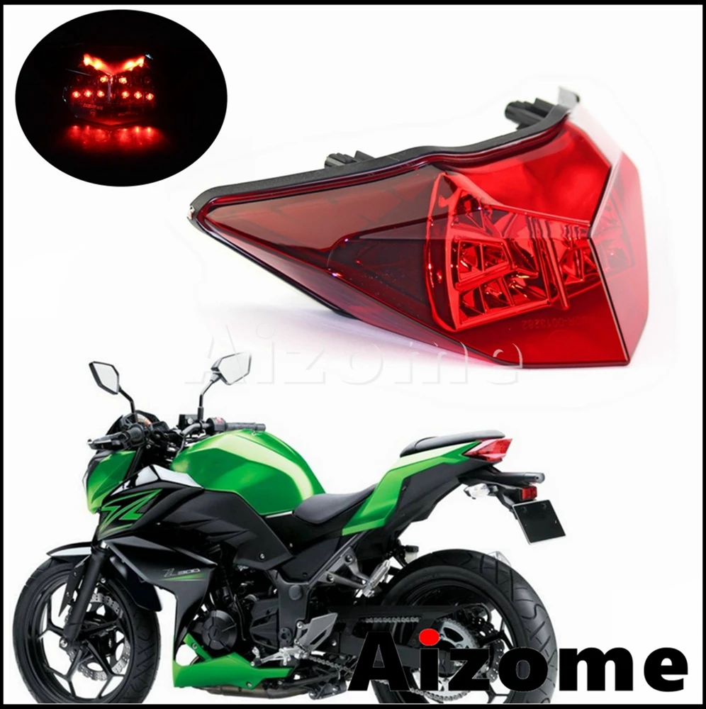 12V Motorcycle Red Integrated Taillight Brake Light LED Stop Rear Stop Lamp Turn Signals Light For Kawasaki Z250 Ninja 300 2013
12V Motorcycle Red Integrated Taillight Brake Light LED Stop Rear Stop Lamp Turn Signals Light For Kawasaki Z250 Ninja 300 2013
