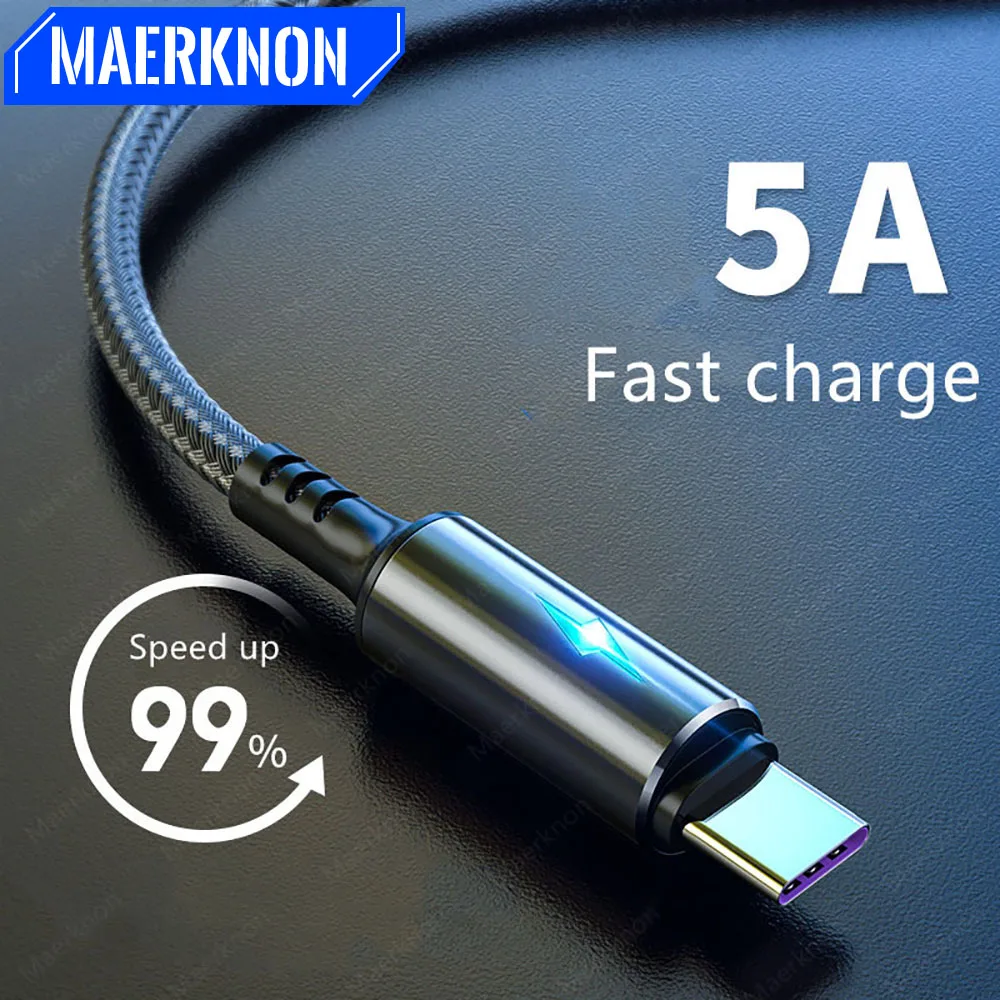 USB Type C Cable 5A Fast Charging Micro USB Data Cord With LED Indicator For Samsung Xiaomi Huawei Phone Quick Charge USB C Wire
USB Type C Cable 5A Fast Charging Micro USB Data Cord With LED Indicator For Samsung Xiaomi Huawei Phone Quick Charge USB C Wire