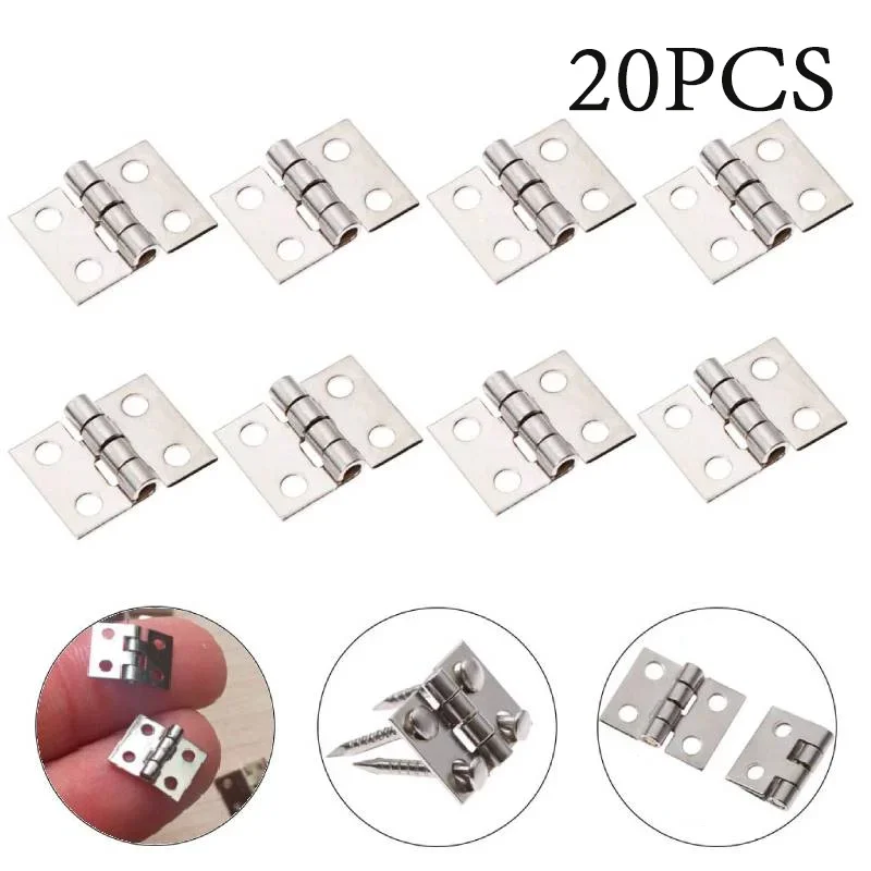 Gold Silver Mini Hinges Furniture Fittings Decorative Small Door Hinges For Jewelry Box Furniture Hardware 20pcs 8mmx10mm
Gold Silver Mini Hinges Furniture Fittings Decorative Small Door Hinges For Jewelry Box Furniture Hardware 20pcs 8mmx10mm
