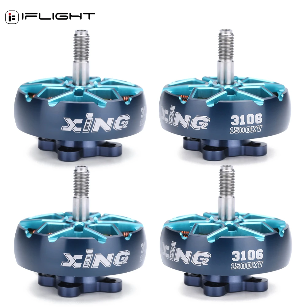 iFlight XING2 3106 1500KV 1200KV 4-6S 5mm Shaft CW Thread Brushless Motor For RC FPV Racing Freestyle Long Range LR7 LR8 Drone
iFlight XING2 3106 1500KV 1200KV 4-6S 5mm Shaft CW Thread Brushless Motor For RC FPV Racing Freestyle Long Range LR7 LR8 Drone