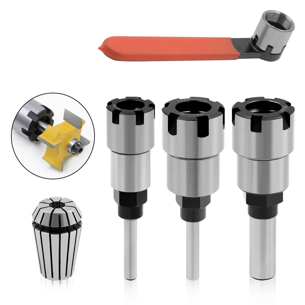 5pcs set 1/4 or 1/2 inch Shank ER16 ER20 Extension Rod Collet UM Type Wrench Nut for CNC Milling Tool Engraving Machine
5pcs set 1/4 or 1/2 inch Shank ER16 ER20 Extension Rod Collet UM Type Wrench Nut for CNC Milling Tool Engraving Machine