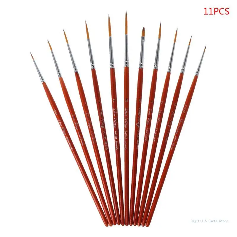 M17F 11pcs/set Professional Detail Paint Brush Fine Pointed Tip Miniature Brushes For
M17F 11pcs/set Professional Detail Paint Brush Fine Pointed Tip Miniature Brushes For