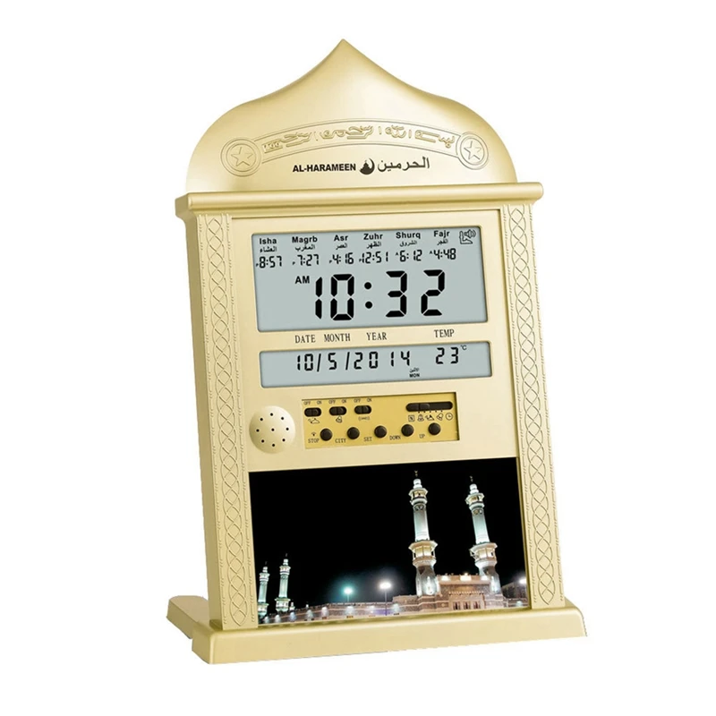 Azan Mosque Prayer Clock Islamic Mosque Azan Calendar Muslim Prayer Wall Clock Alarm Ramadan Home Decor
Azan Mosque Prayer Clock Islamic Mosque Azan Calendar Muslim Prayer Wall Clock Alarm Ramadan Home Decor
