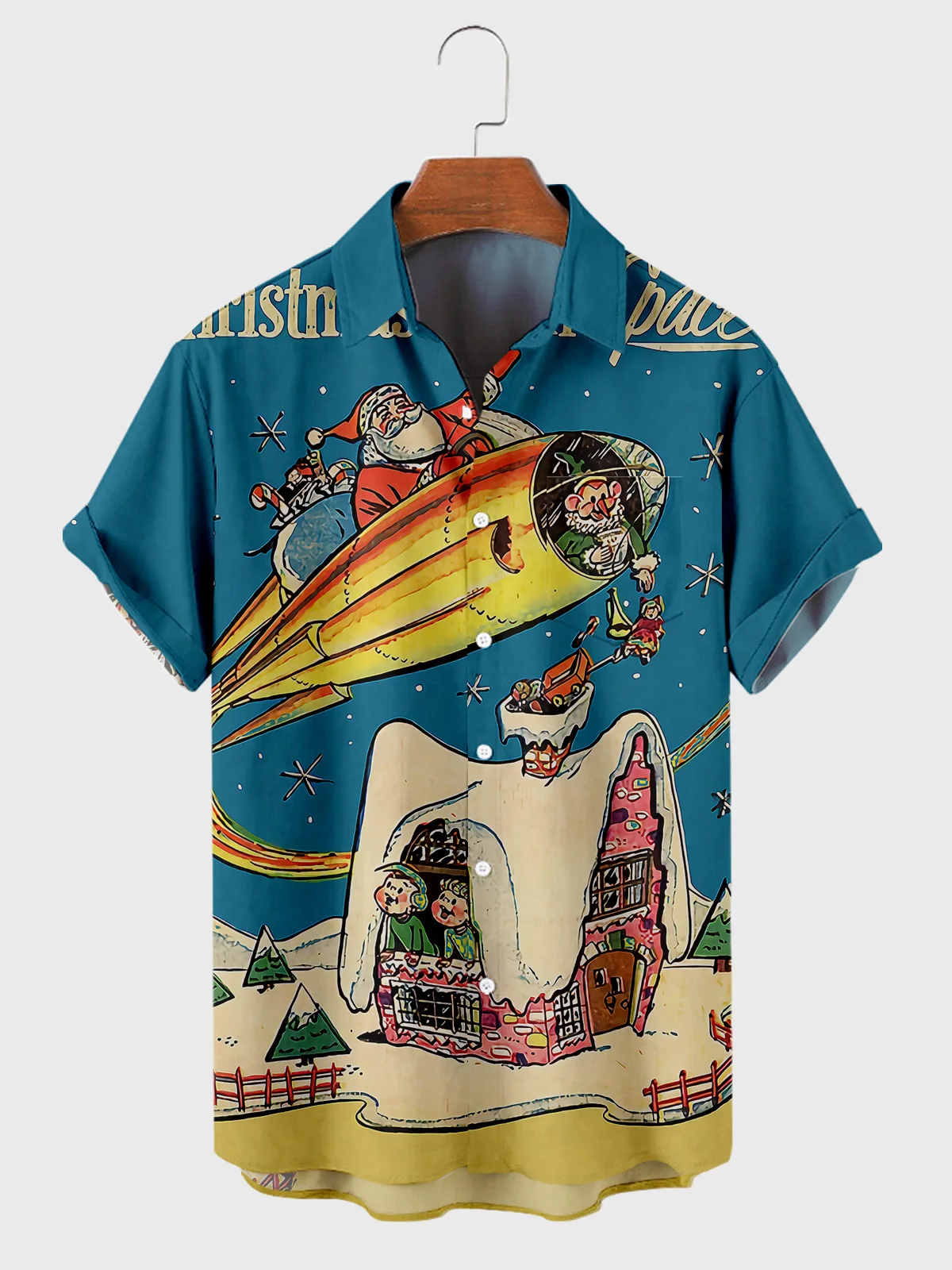2022 New Cross 9 Christmas Elements 3D Digital Printing Trend Loose Short Sleeve Shirt Men's Top summer man shirt
2022 New Cross 9 Christmas Elements 3D Digital Printing Trend Loose Short Sleeve Shirt Men's Top summer man shirt