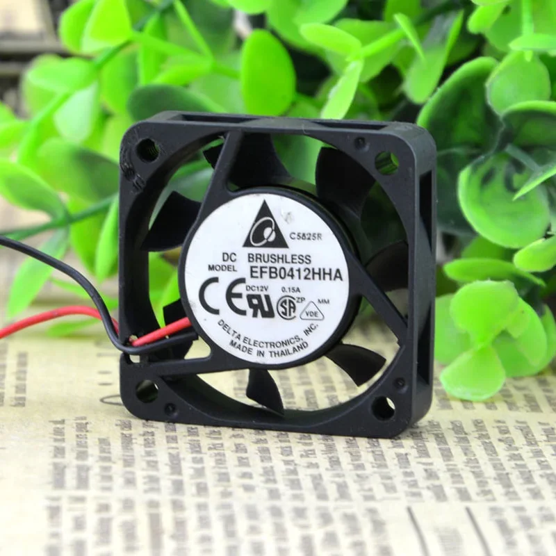 

SSEA New Fan For Delta EFB0412HHA 12V 0.15A 4cm 4010 Chassis Mute CPU Cooling Fan 40*40*10mm