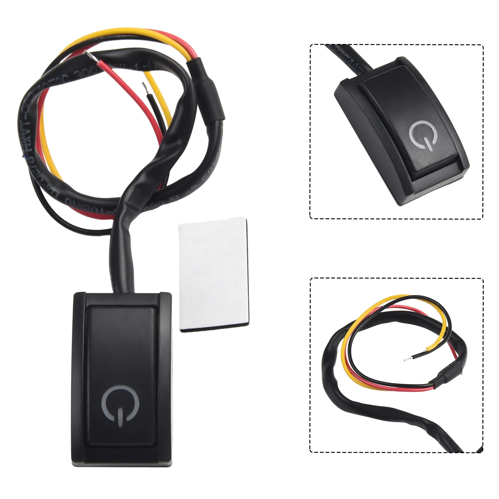 1pc High quality Replace Switch Switches Plastic Push DC12V Double-sided Adhesive Tape LED Light Latching ON/OFF
1pc High quality Replace Switch Switches Plastic Push DC12V Double-sided Adhesive Tape LED Light Latching ON/OFF
