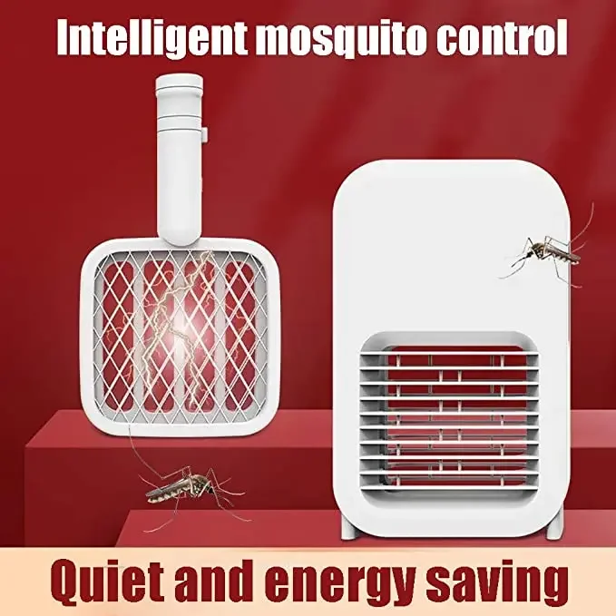 

2 In 1 Electric Mosquito Swatter USB Charging Mosquito Fly Killer Mosquito Lamp Swatter Mute Portable Multifunctional