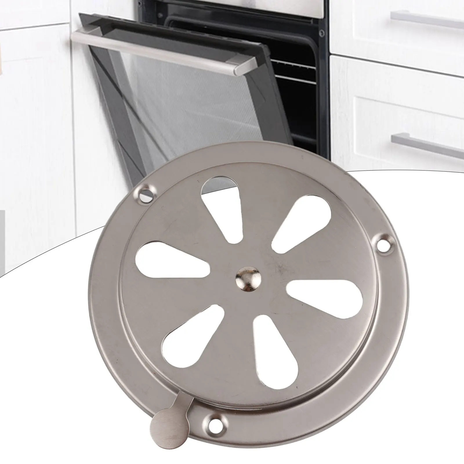 125mm Air Vent Replacement Stainless Steel Oven Exhaust Cover Oven Regulator BBQ Grill Exhaust Vent Stove Air Vent Damper Parts
125mm Air Vent Replacement Stainless Steel Oven Exhaust Cover Oven Regulator BBQ Grill Exhaust Vent Stove Air Vent Damper Parts