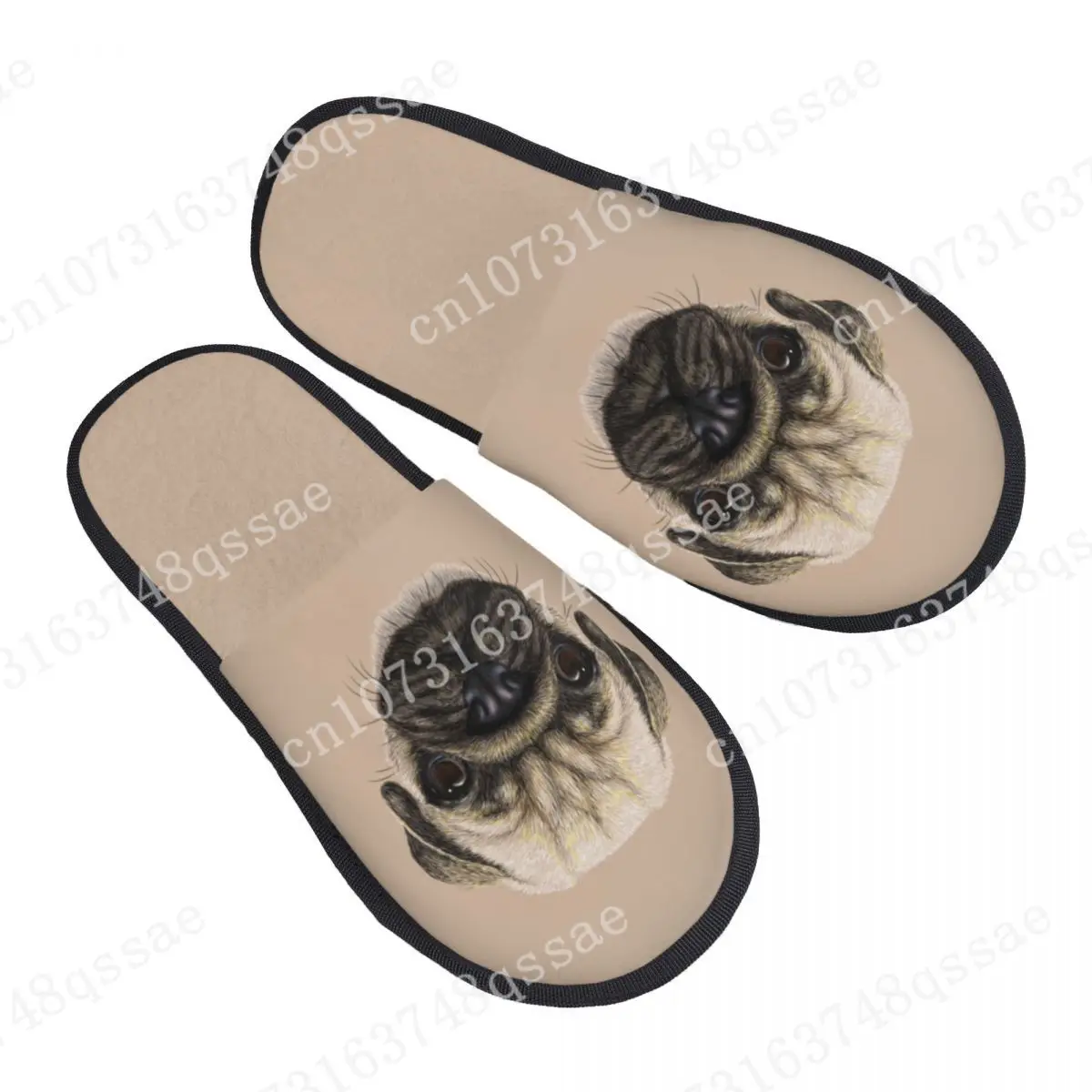 Men Women Plush Indoor Slippers Black Pug Warm Soft Shoes Home Footwear Autumn Winter 2023
Men Women Plush Indoor Slippers Black Pug Warm Soft Shoes Home Footwear Autumn Winter 2023