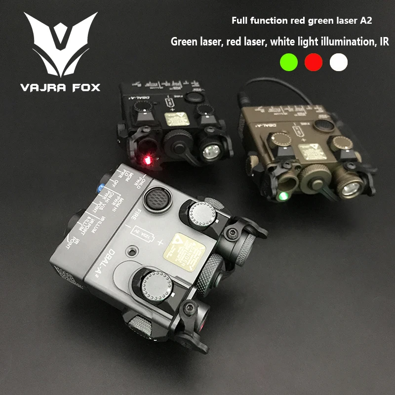 Tactical DBAL-A2 Laser Sight Red/Green/ Laser Advance 2 Visible IR Whitelight Flashlight For 20mm Picatinny Rail Weapon Hunting
Tactical DBAL-A2 Laser Sight Red/Green/ Laser Advance 2 Visible IR Whitelight Flashlight For 20mm Picatinny Rail Weapon Hunting