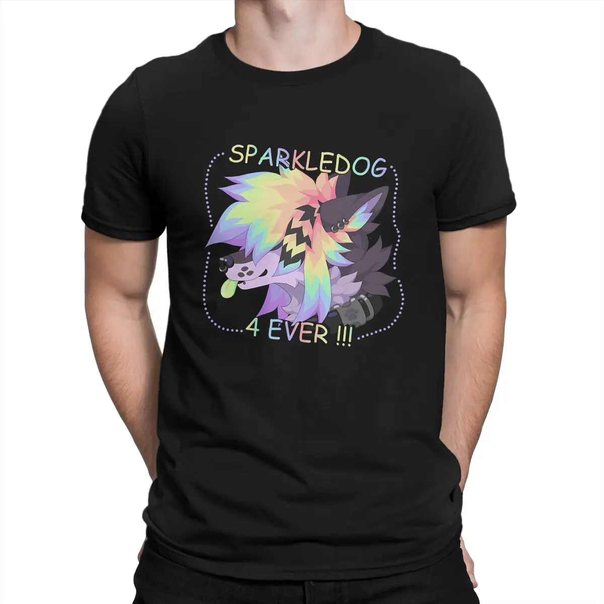 Vintage Sparkledog 4 Ever T-Shirts Men Crew Neck Cotton T Shirt Furry Short Sleeve Tees Birthday Gift Clothing
Vintage Sparkledog 4 Ever T-Shirts Men Crew Neck Cotton T Shirt Furry Short Sleeve Tees Birthday Gift Clothing