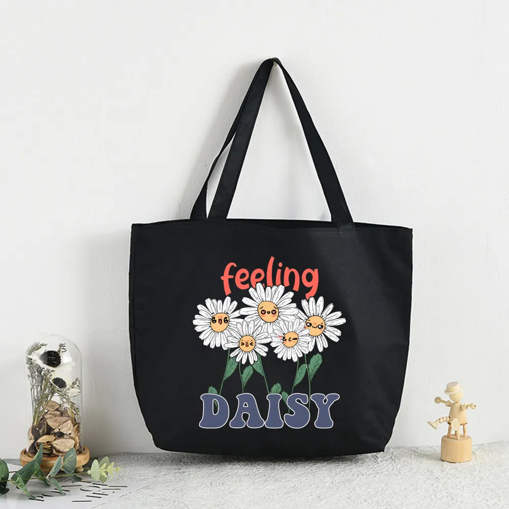 Love Daisy Feeling Daisy Canvas Bag Casual Large Hand Bags for Women Ladies Shopping Handbag Print Large Capacity Bag
Love Daisy Feeling Daisy Canvas Bag Casual Large Hand Bags for Women Ladies Shopping Handbag Print Large Capacity Bag