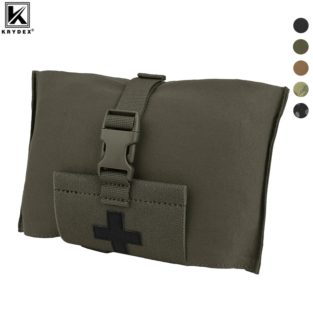 KRYDEX Tactical IFAK Pouch Stretch Blow Out Pouch Medical Pouch First Aid Bag with MOLLE and Belt Loop For Hunting Airsoft Gear
KRYDEX Tactical IFAK Pouch Stretch Blow Out Pouch Medical Pouch First Aid Bag with MOLLE and Belt Loop For Hunting Airsoft Gear