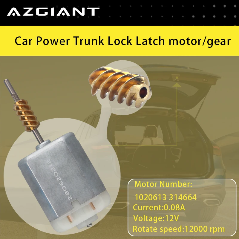 1020613 314664 Car Trunk Latch Lid Lock Release Motor Worm Gear For Hyundai Sonata/Sonata Hybrid Brand New Auto Part Repair Tool
1020613 314664 Car Trunk Latch Lid Lock Release Motor Worm Gear For Hyundai Sonata/Sonata Hybrid Brand New Auto Part Repair Tool