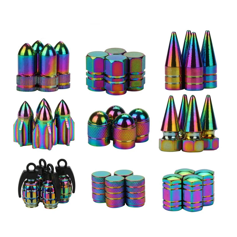 4Pcs Aluminum Bicycle Tire Valve Cap Mountain Road Bike Valve Caps Schrader/Presta AV FV Tire Valve Protector MTB Accessories
4Pcs Aluminum Bicycle Tire Valve Cap Mountain Road Bike Valve Caps Schrader/Presta AV FV Tire Valve Protector MTB Accessories