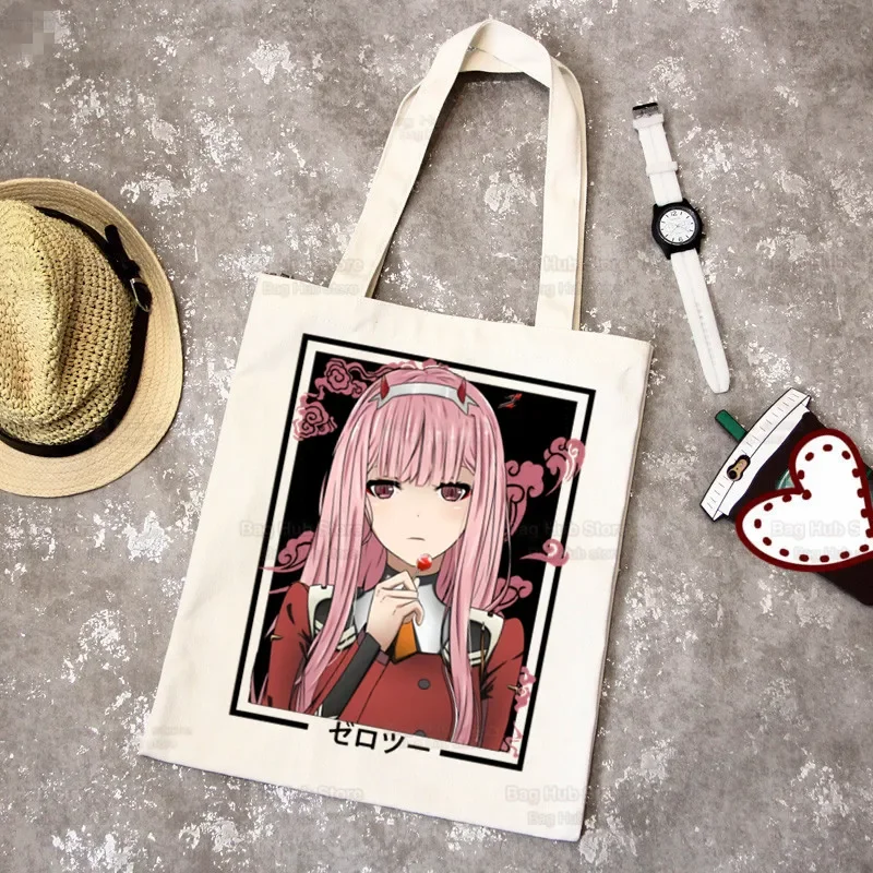 ZERO TWO аниме сумка для покупок, женская, женская, дамская сумка для покупок, многоразовые сумки
ZERO TWO аниме сумка для покупок, женская, женская, дамская сумка для покупок, многоразовые сумки