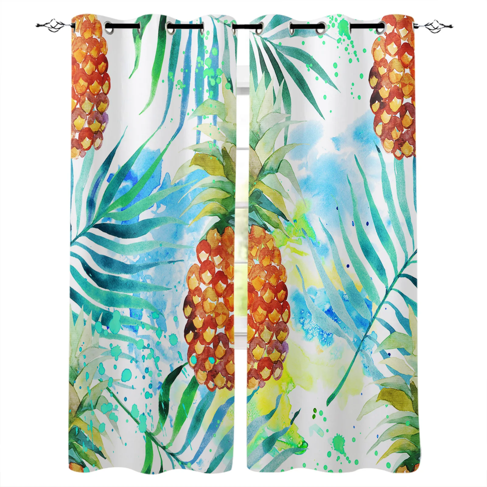Watercolor Pineapple Fruits Blackout Curtains Window Curtains For Bedroom Living Room Decor Window Treatments
Watercolor Pineapple Fruits Blackout Curtains Window Curtains For Bedroom Living Room Decor Window Treatments