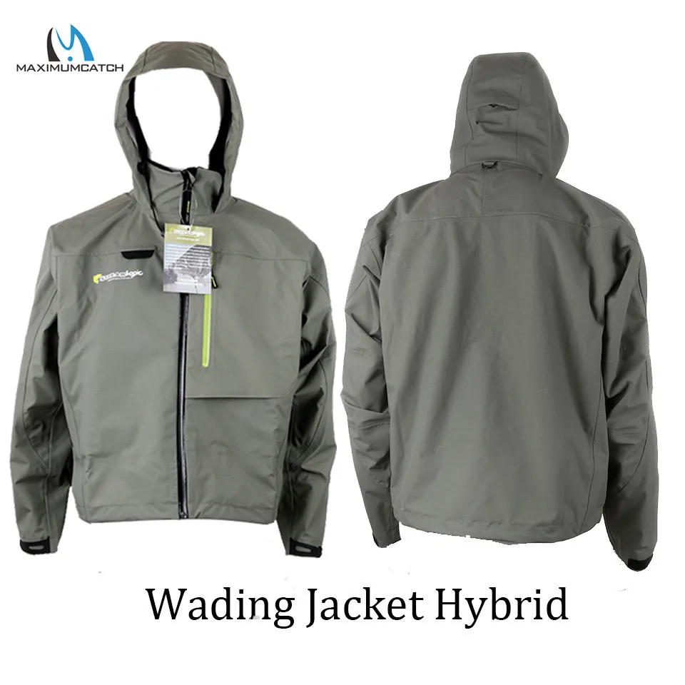 Maximumcatch Waterproof Fly Fishing Wading Jacket Breathable Wader Clothes M/L/XL | Спорт и развлечения