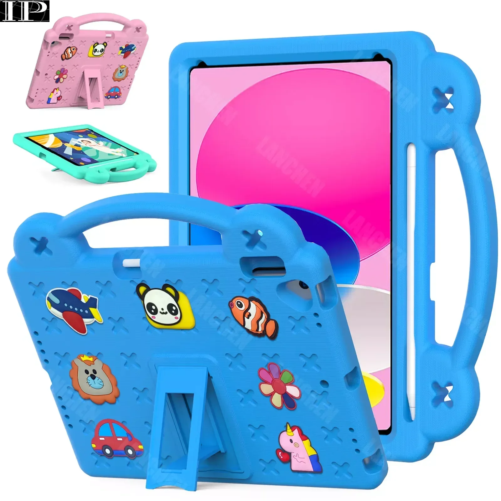 For iPad Air 5 Case 2022 For iPad 10th 9th 8th 7th Gen iPad Pro 11 inch 2020 2021 Mini 6 5 4 3 10.5 Air 2 9.7 Air 4 kids Cover 
For iPad Air 5 Case 2022 For iPad 10th 9th 8th 7th Gen iPad Pro 11 inch 2020 2021 Mini 6 5 4 3 10.5 Air 2 9.7 Air 4 kids Cover